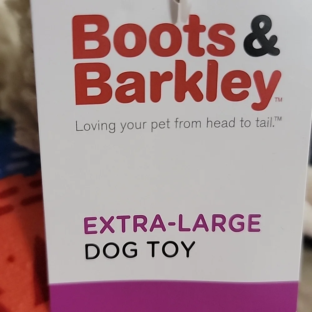 Boots & Barkley Bear Rope And Plush Dog Toy - XL